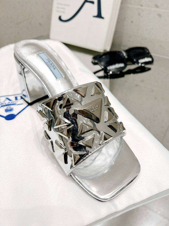 Prada Sandals Silver PS03233