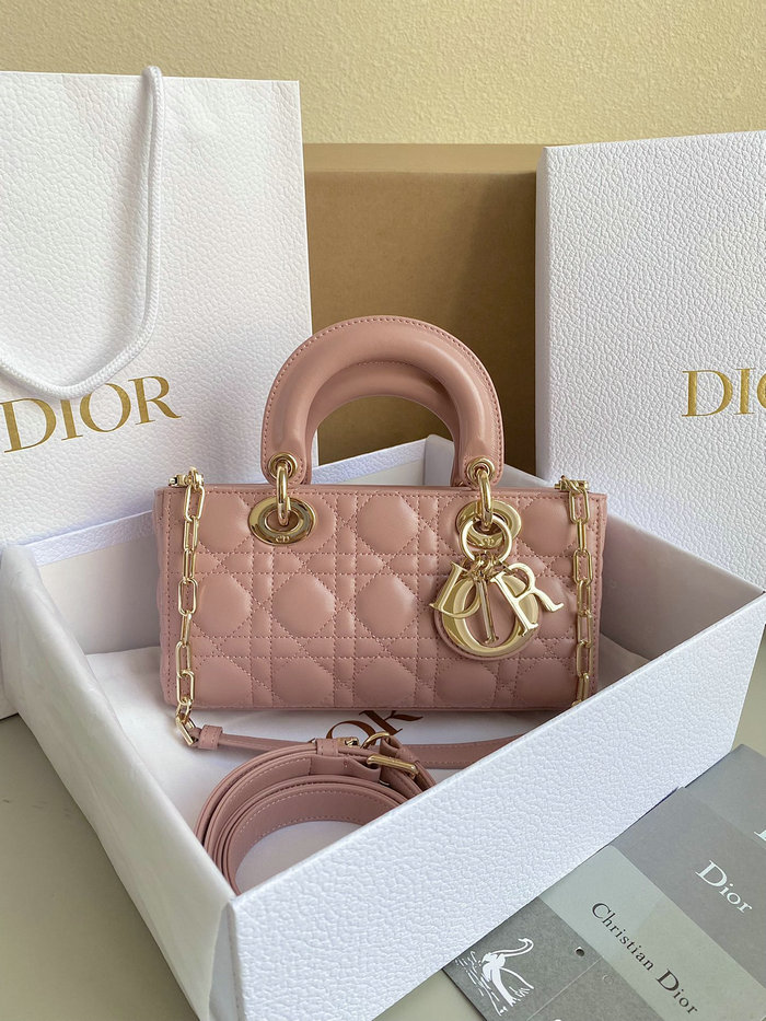 Small LADY D-JOY BAG Pink D3380