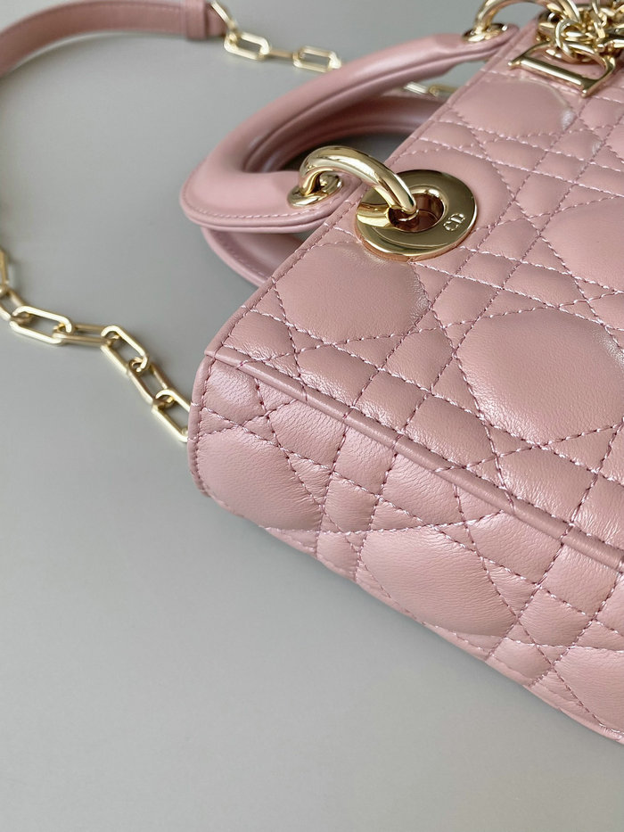 Small LADY D-JOY BAG Pink D3380