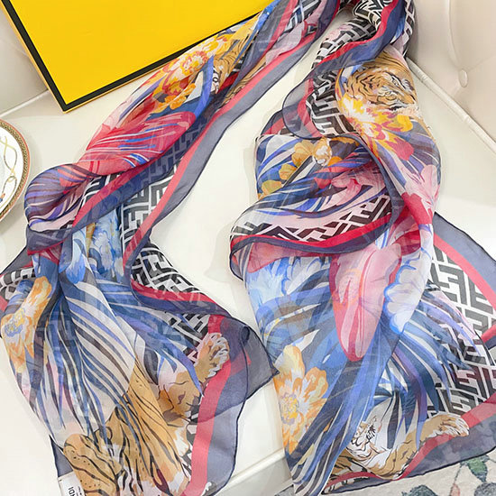 Fendi Silk Scarf FS2301