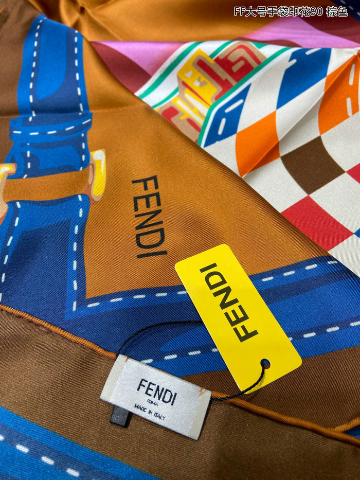 Fendi Silk Scarf FS2313