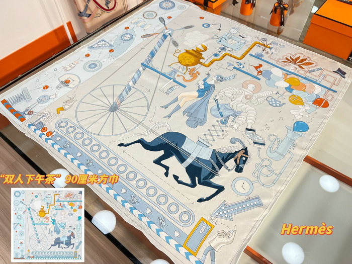 Hermes Silk Scarf HS2311