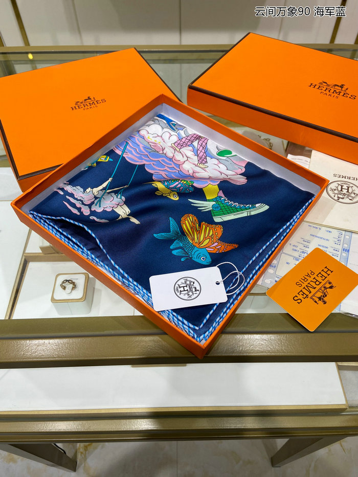 Hermes Silk Scarf HS2316