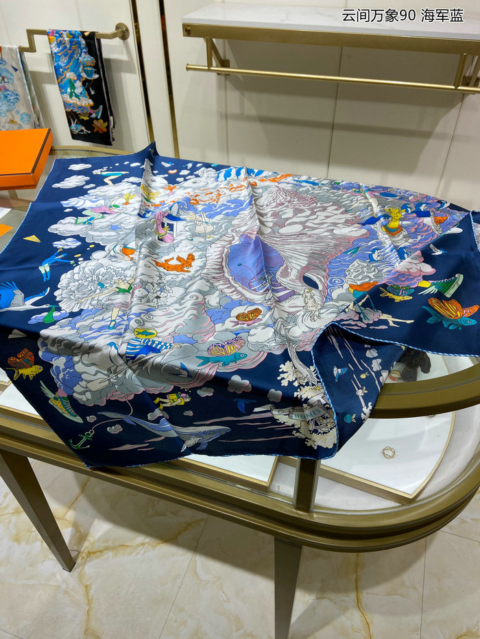 Hermes Silk Scarf HS2316