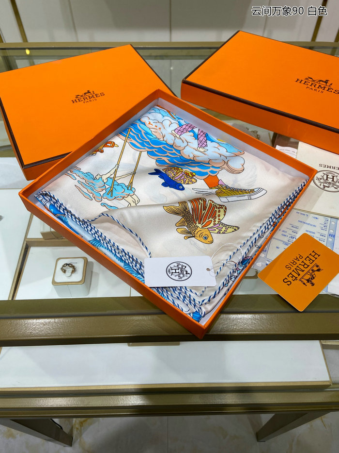 Hermes Silk Scarf HS2317