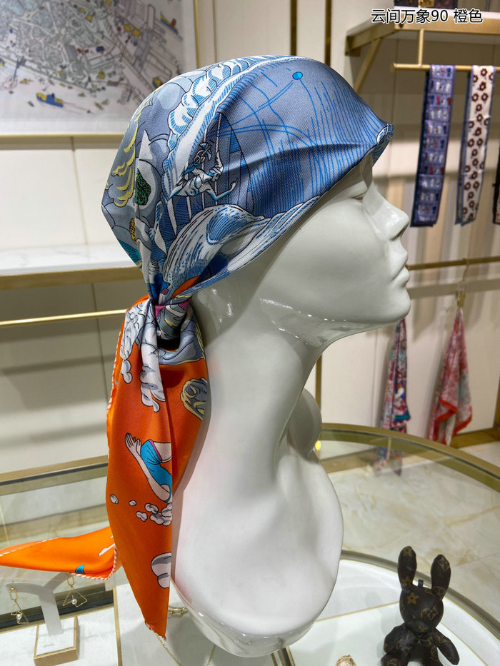 Hermes Silk Scarf HS2319