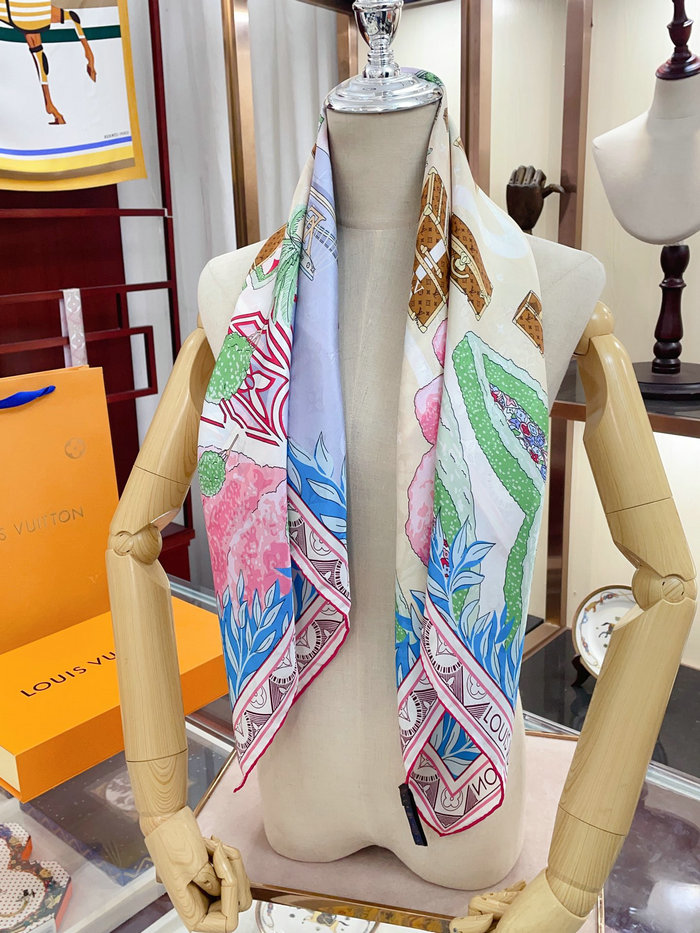 Louis Vuitton Silk Scarf LS2301