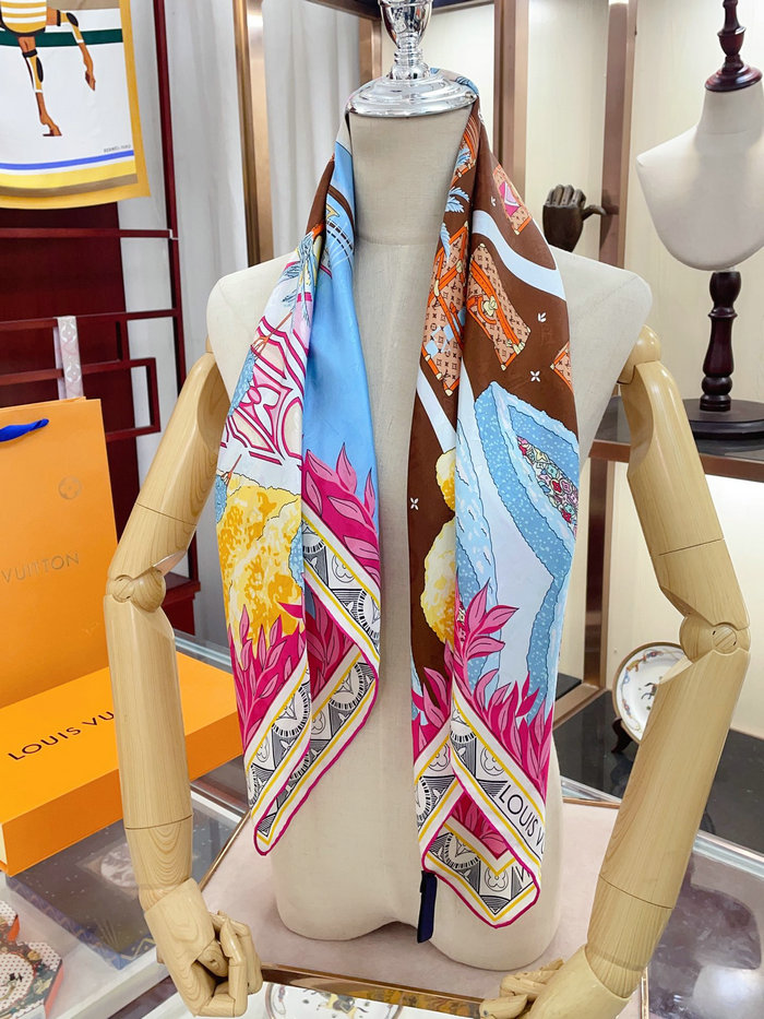 Louis Vuitton Silk Scarf LS2302