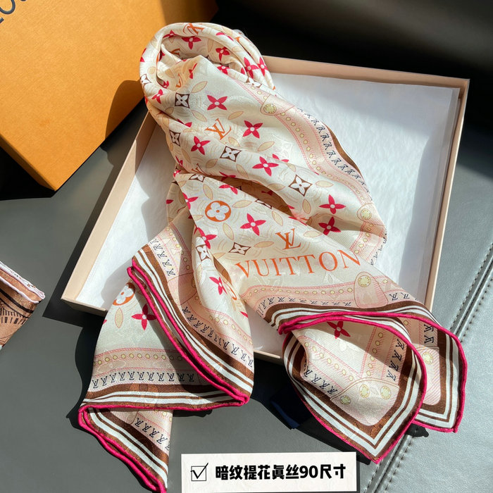 Louis Vuitton Silk Scarf LS2303