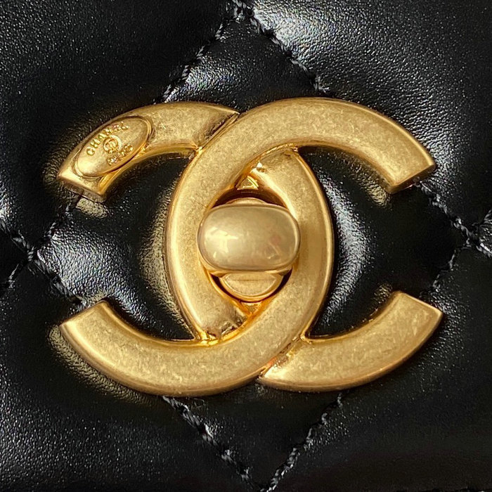 Mini Chanel Flap Bag With Top Handle AS3886