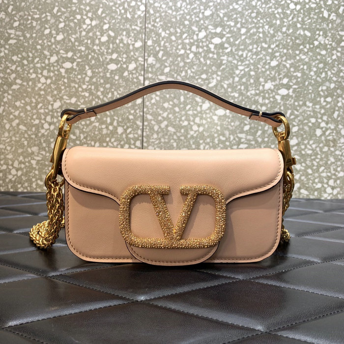 Valentino Garavani small Loco shoulder bag Beige V5031