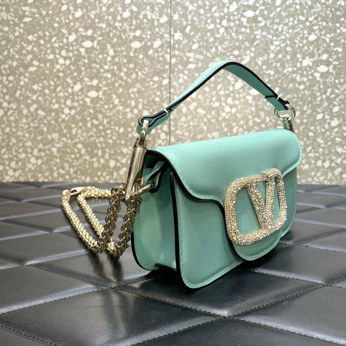 Valentino Garavani small Loco shoulder bag Green V5031