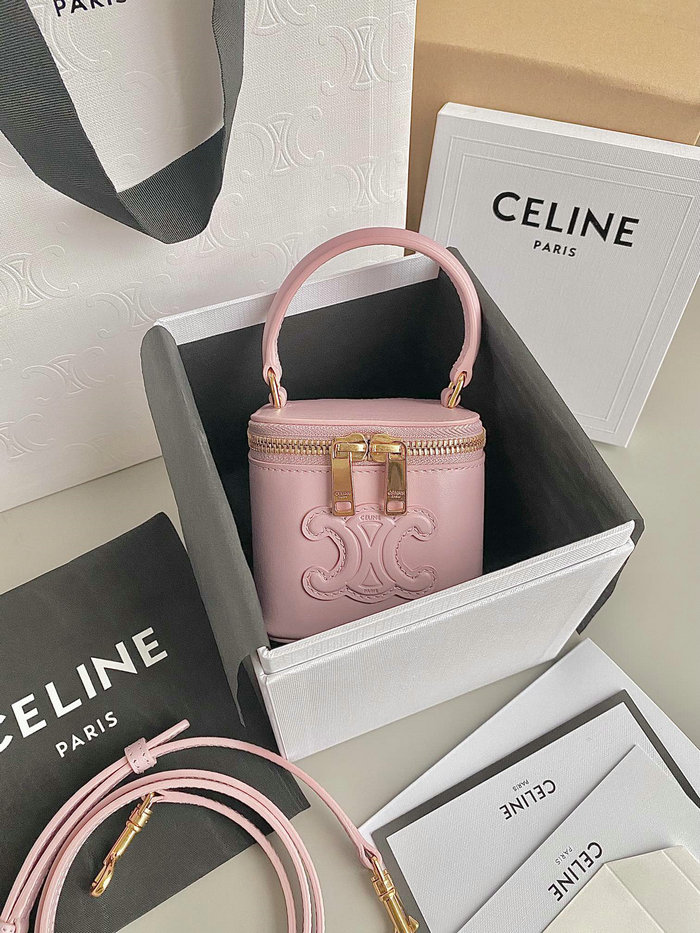 Celine Leather SMALL BOX Pink C35089