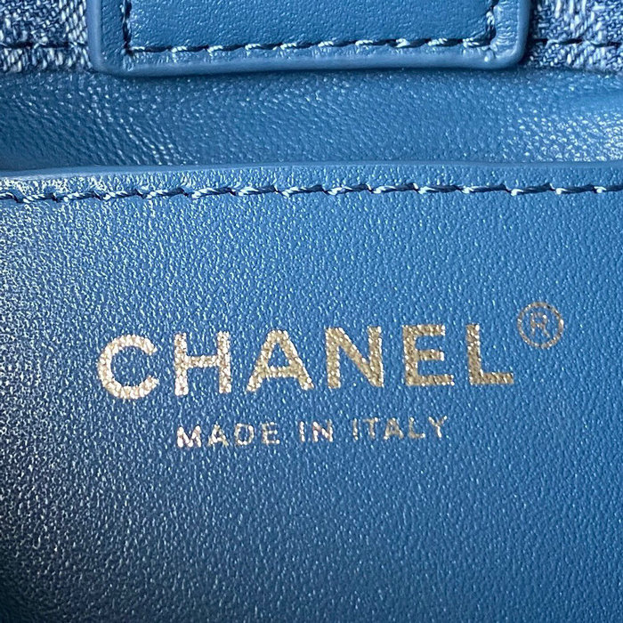 Chanel Denim Hobo Bag AS3830