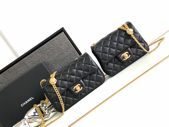 Chanel Small Flap Bag Black AS2323