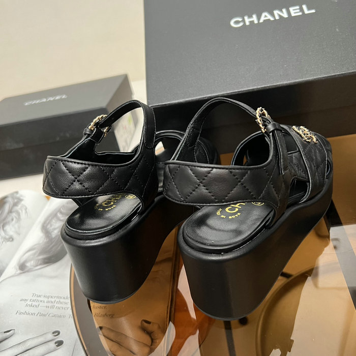 Chanel Wedge Sandals CS04042