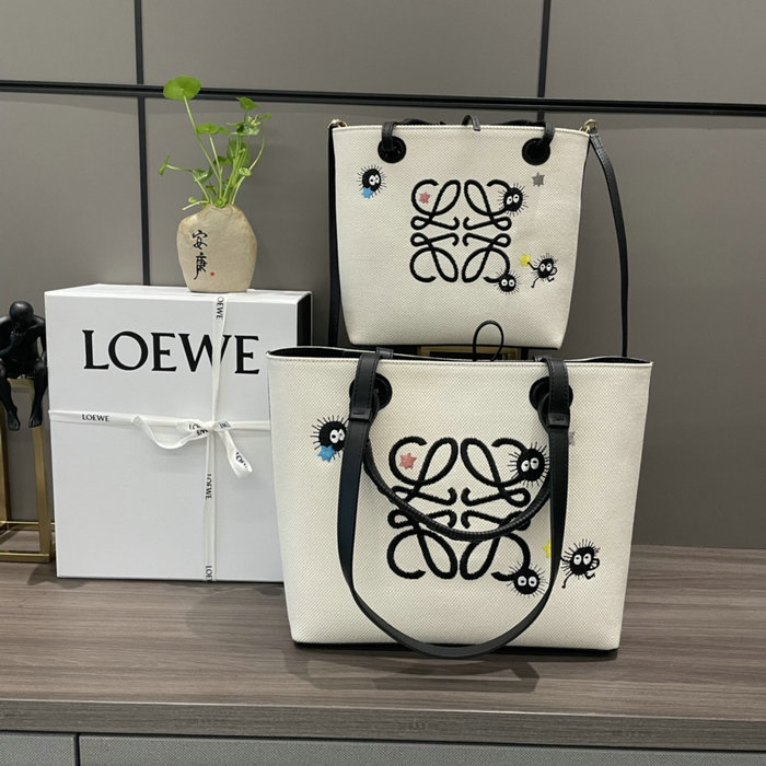 Loewe Anagram Tote Bag Black L062186