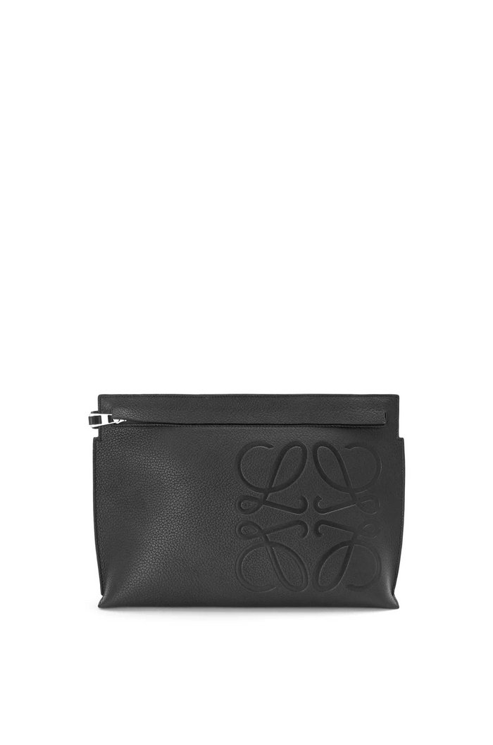 Loewe Calfskin pouch black L11038