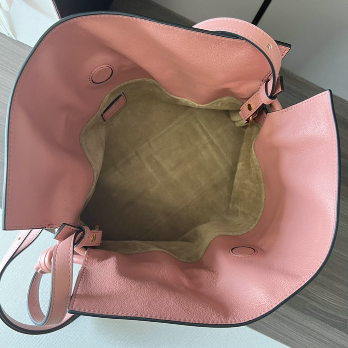 Loewe Flamenco Knot Large Bucket Bag Pink L10856