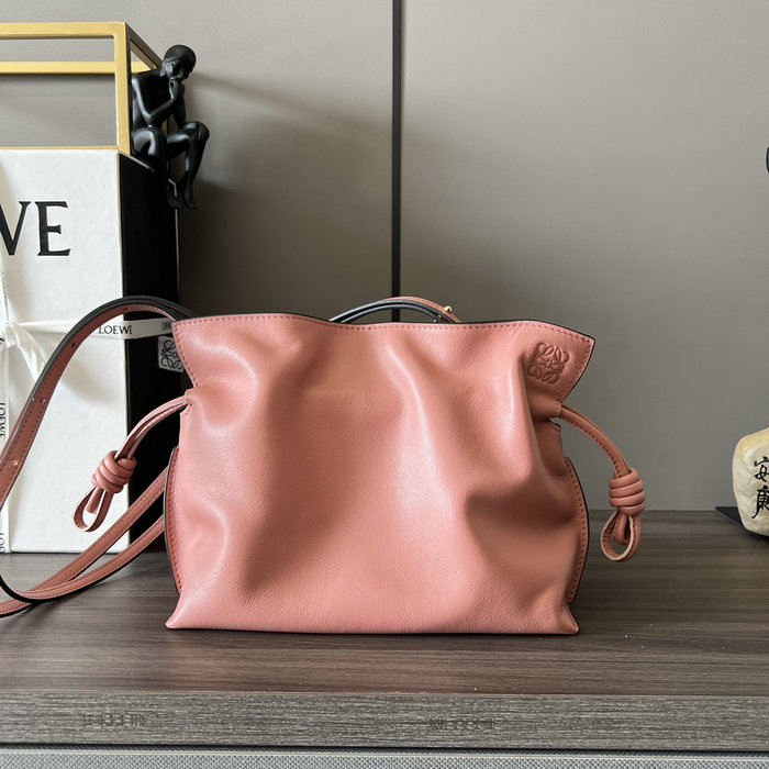 Loewe Flamenco Knot Small Bucket Bag Pink L10855