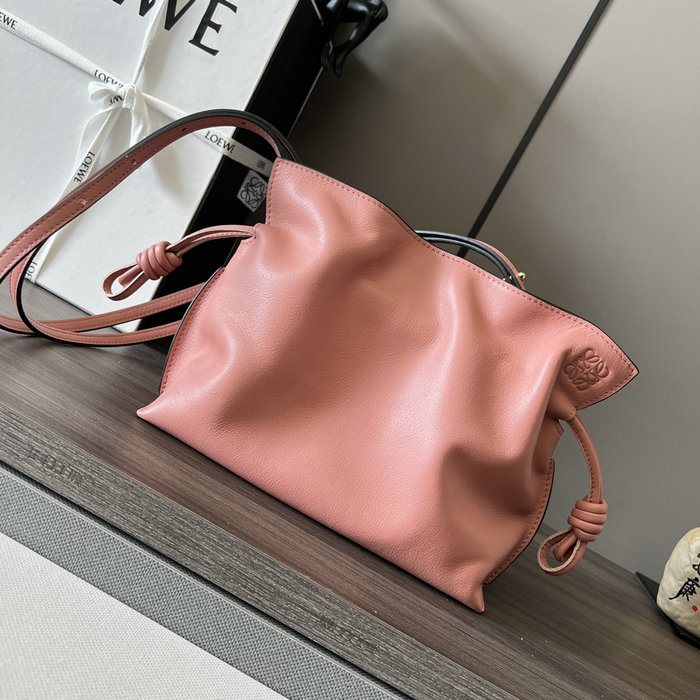 Loewe Flamenco Knot Small Bucket Bag Pink L10855