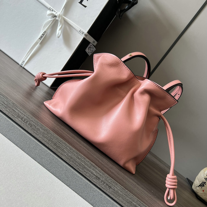Loewe Flamenco Knot Small Bucket Bag Pink L10855