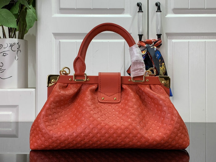 Louis Vuitton Monogram Clutch Red M22326