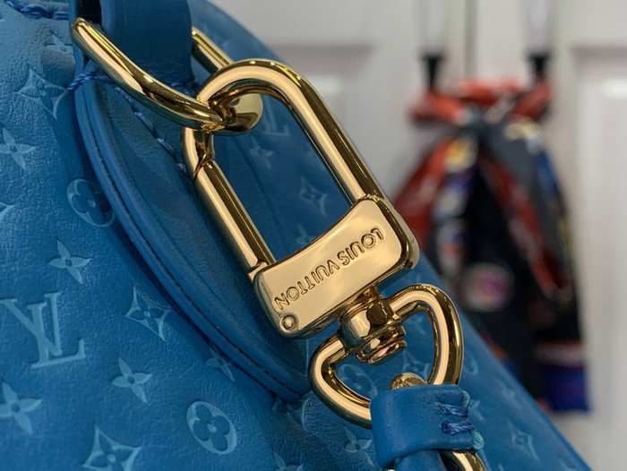 Louis Vuitton Speedy Bandouliere 20 Blue M22596