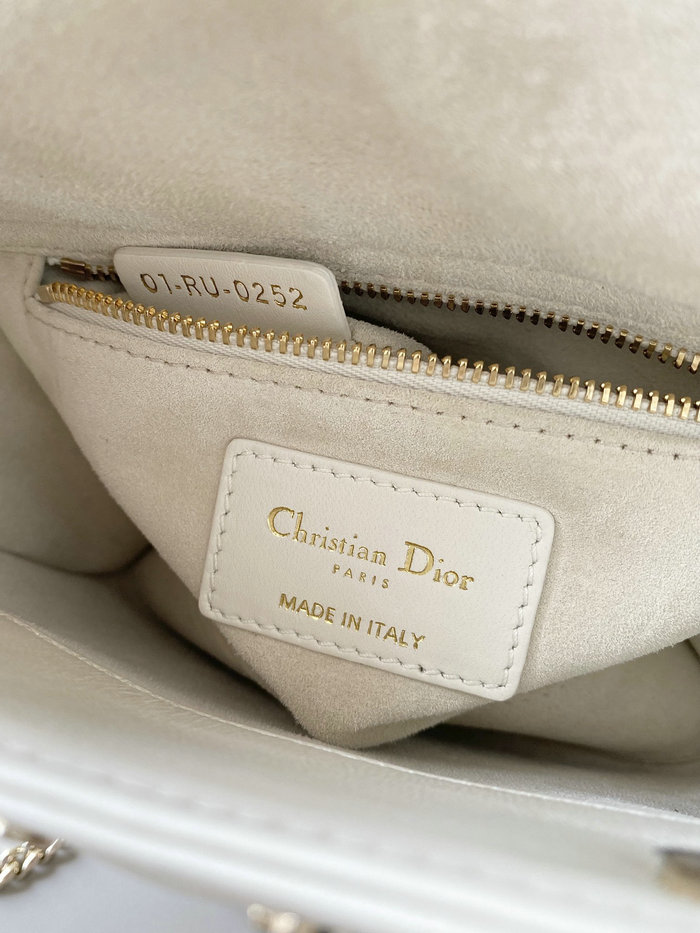 MINI LADY DIOR BAG White D3310