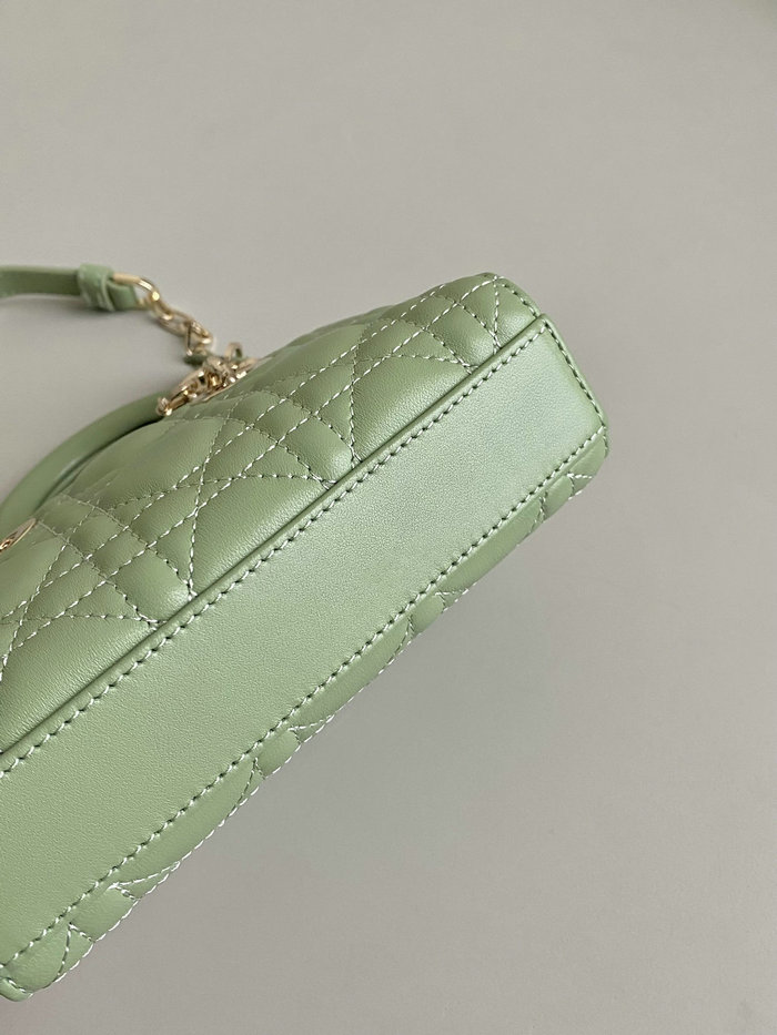 Mini LADY D-JOY BAG Green DM3380