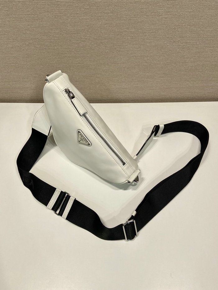 Prada Triangle leather bag White 2VH155