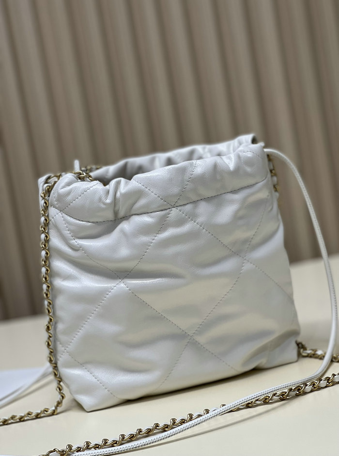 Chanel 22 Mini Handbag White AS3980