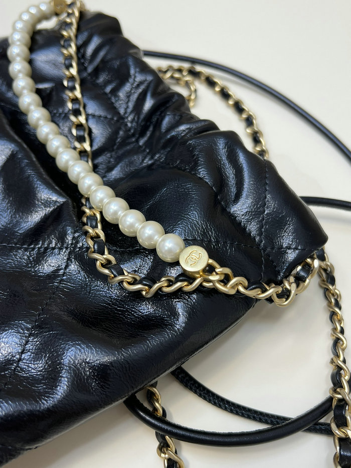 Chanel 22 Mini Handbag with Pearls AS3980