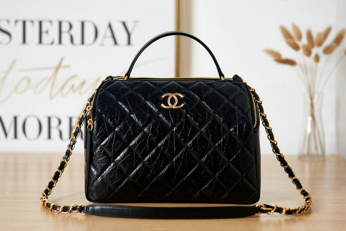 Chanel Bowling Bag Black AS3740