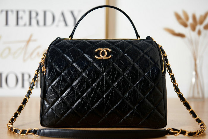 Chanel Bowling Bag Black AS3740