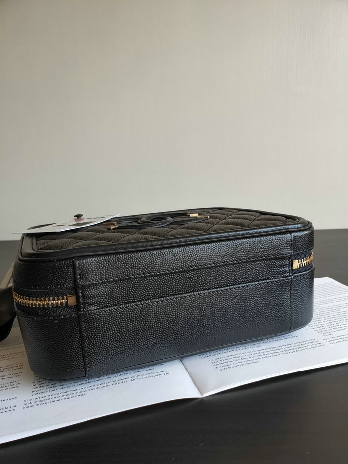 Chanel CC Filigree Vanity Case Bag A93343