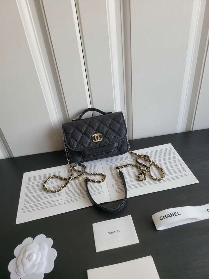 Chanel Caviar Business Affinity Clutch AP04103