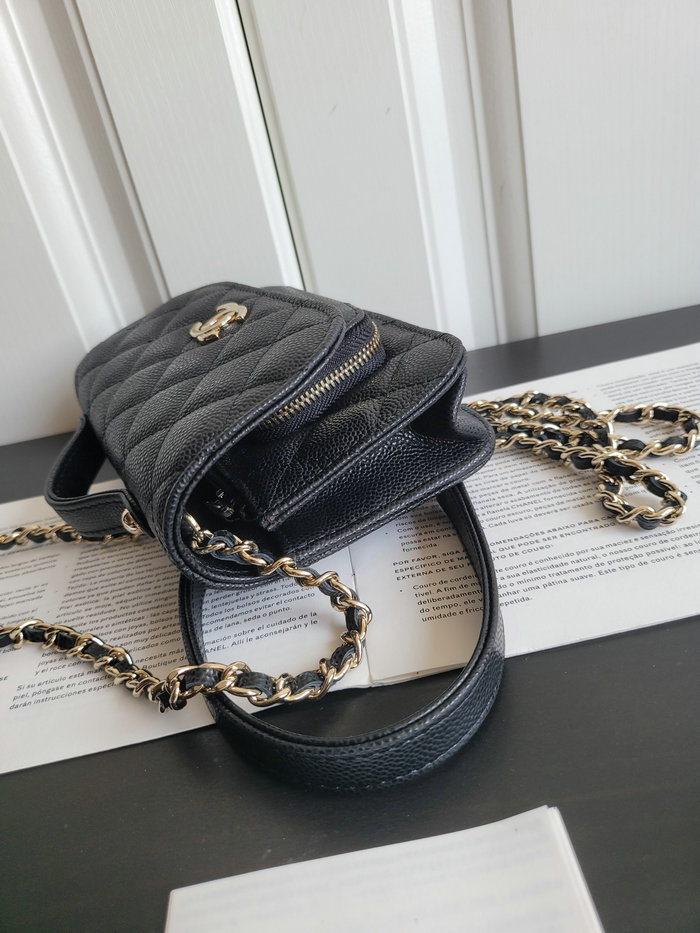 Chanel Caviar Business Affinity Clutch AP04103