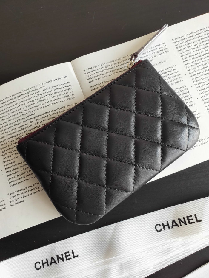 Chanel Caviar Wallet Black AP82365