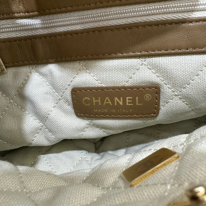 Chanel Small Shopping Bag Brown AS3689