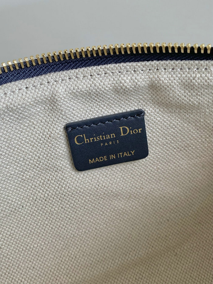 Dior Canvas Club Bag Blue D6521