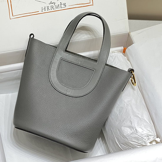 Hermes In The Loop 18 Bag Dark Grey HP18041