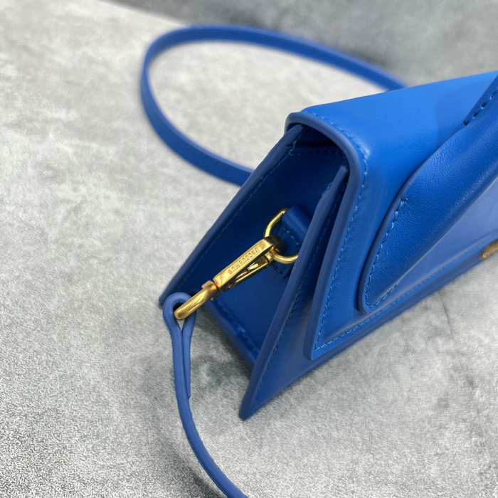 Jacquemus Calfskin Le Chiquito Long Handbag Blue J2053