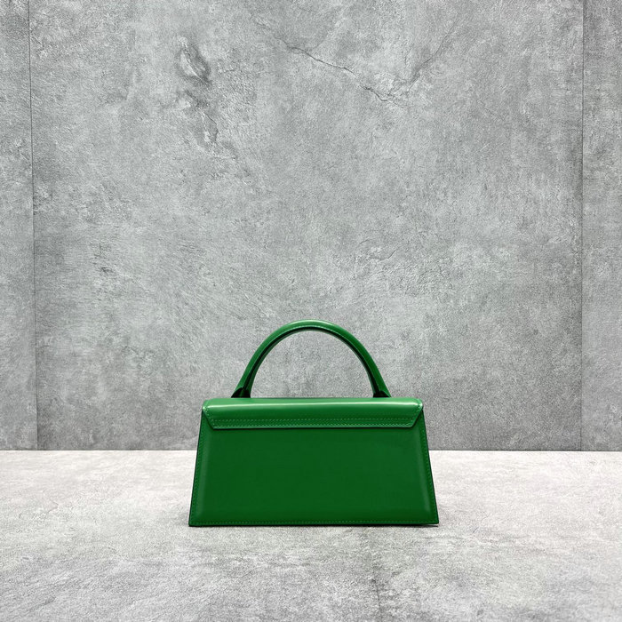 Jacquemus Calfskin Le Chiquito Long Handbag Green J2053