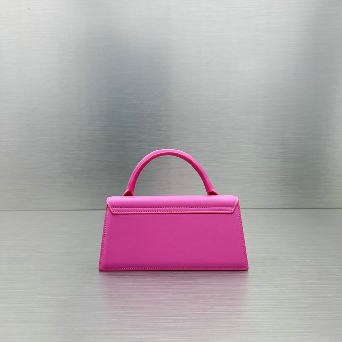 Jacquemus Calfskin Le Chiquito Long Handbag Pink J2053