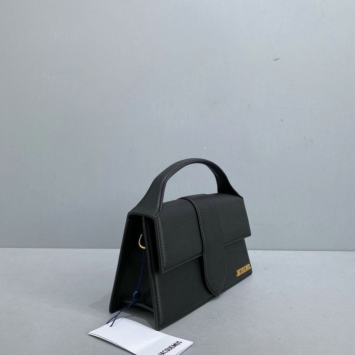 Jacquemus Le Bambino Calfskin Handbag Black JM2056