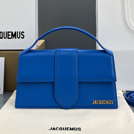 Jacquemus Le Bambino Calfskin Handbag Blue JM2056