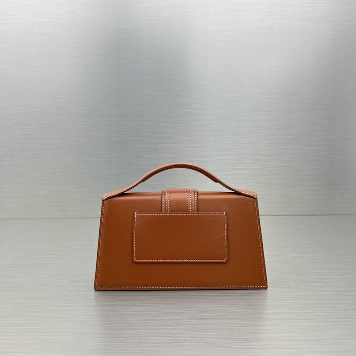 Jacquemus Le Bambino Calfskin Handbag Brown JM2056