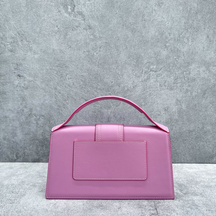 Jacquemus Le Bambino Calfskin Handbag Pink JM2056