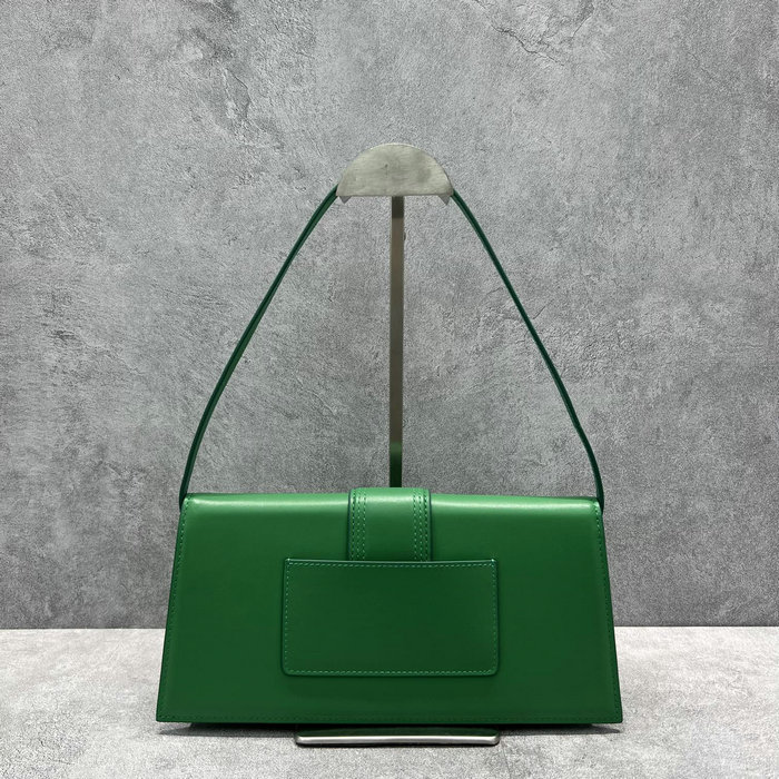 Jacquemus Le Bambino Long Calfskin shoulder bag Green JB2036